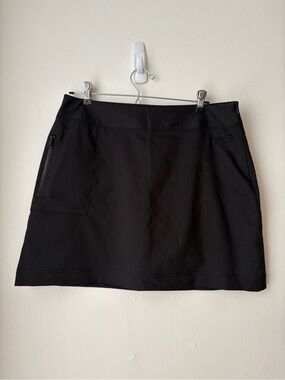 Fila Black Sport Skort with Side Zip Pocket